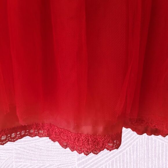 Girls Red Dress - NWOT - Picture 3 of 4